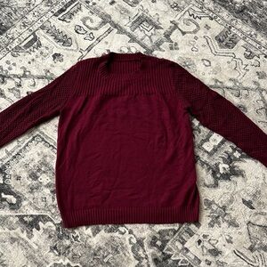 Burgundy Knit Sweater